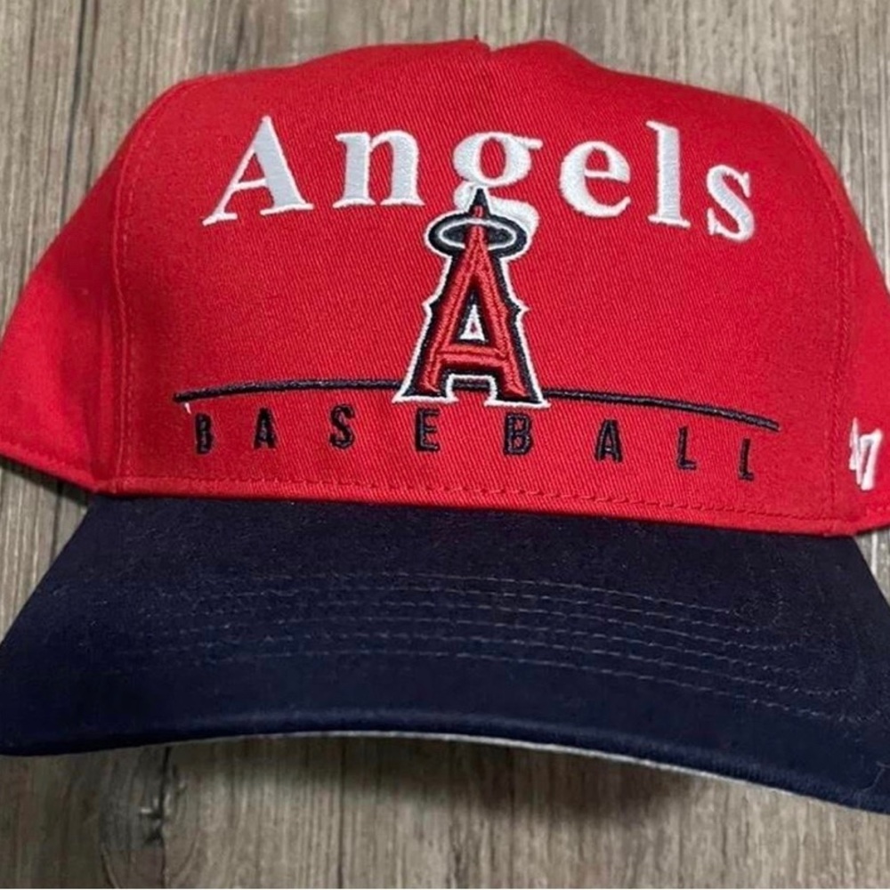 Anaheim Angels MLB '47 Hitch A-Frame Adjustable Snapback Cap Hat NWOT